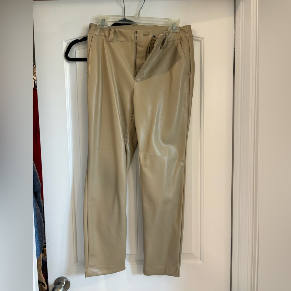 GAP faux leather pants